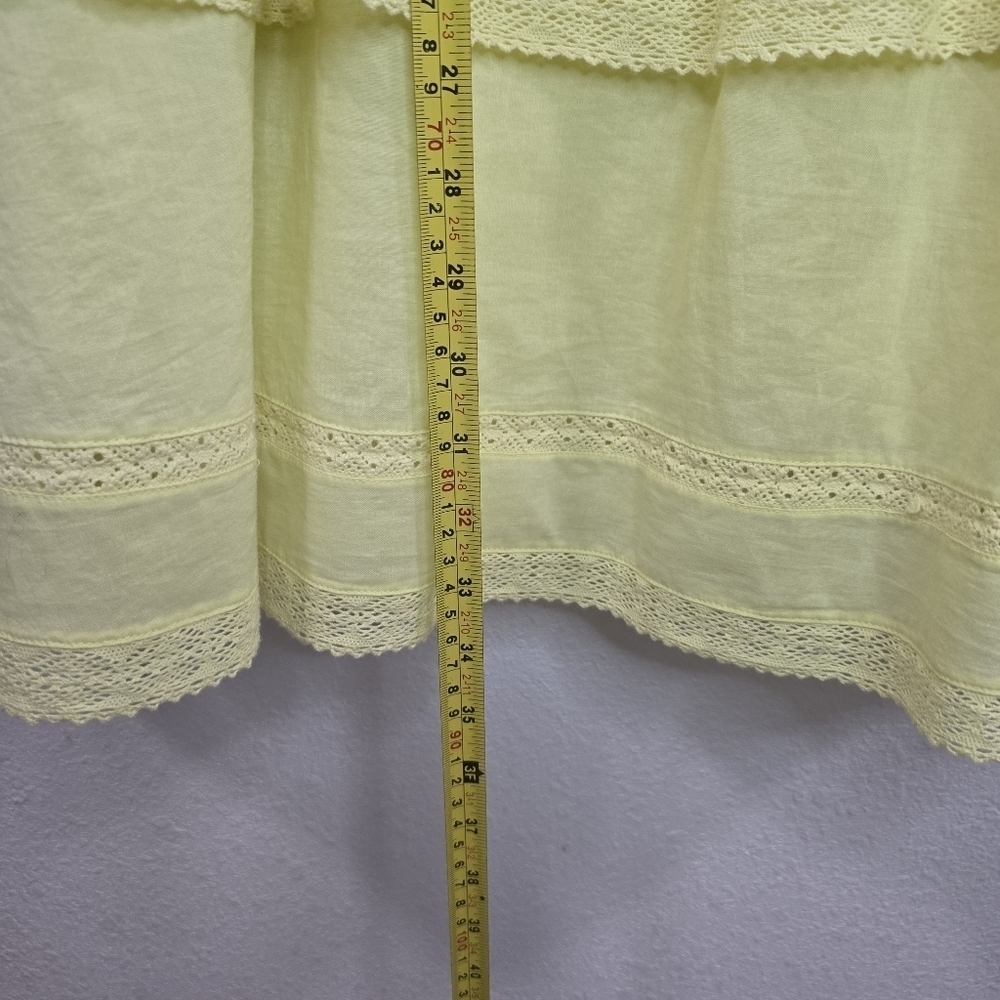 Chelsea & Violet Bekah 100% Cotton Lace Short Sleeve Resort Summer Dress Size XL - Picture 11 of 15
